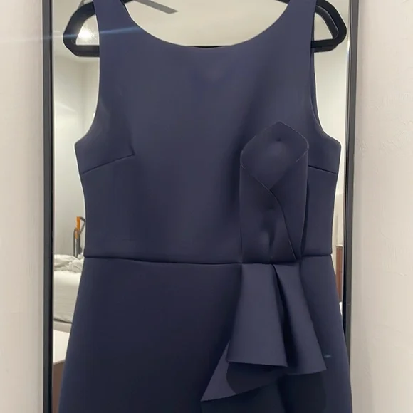 Eliza J Navy Blue Mermaid Gown - Picture 2 of 7